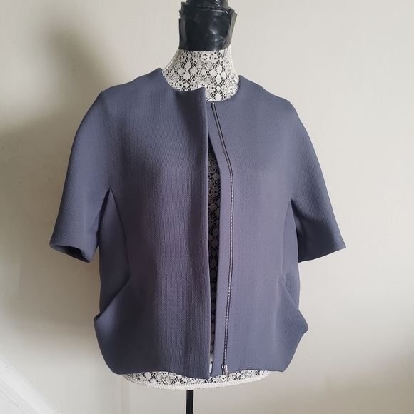 Cos Shortsleeve Zip Up Blazer - Picture 2 of 10